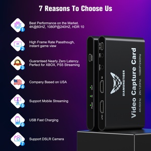 Capture Card for Streaming[Black]